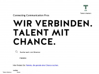 talentmatters.ch Webseite Vorschau