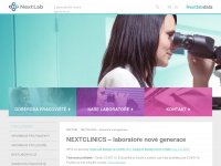 nextlab.cz Webseite Vorschau