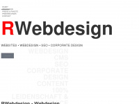 rwebdesign.de Webseite Vorschau