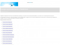 energiepostcodecheck.nl Webseite Vorschau