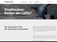 taubenschutz-peine.org Webseite Vorschau