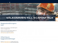 scafom-rux.se Webseite Vorschau