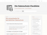 datenschutz-checkliste.info Thumbnail