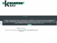 klapfer.com Webseite Vorschau