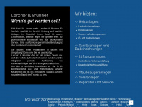 larcherbrunner.it Webseite Vorschau