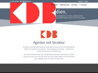 kdb-agentur.de Webseite Vorschau