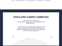 highlandgames-hamburg.de Webseite Vorschau