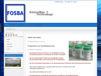 fosba.de Webseite Vorschau