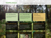 tempelwald.de Webseite Vorschau