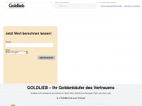 goldlieb.de Webseite Vorschau