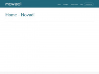 novadi.ch Webseite Vorschau