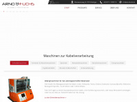 arnofuchs-kabeltechnik.de Webseite Vorschau