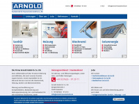 arnold-haustechnik.de Webseite Vorschau