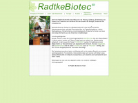radtkebiotec.de Webseite Vorschau