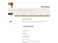 artesy.de Webseite Vorschau