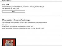 kunsthauszofingen.ch Webseite Vorschau