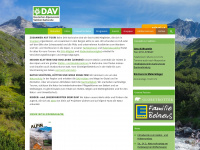 alpenverein-karlsruhe.de Webseite Vorschau