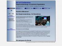 art-of-conference.de Webseite Vorschau