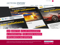 artwork-station.de Webseite Vorschau