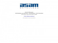 asam-metallbau.de Webseite Vorschau