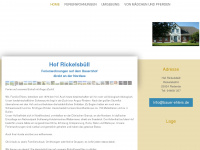 ferienwohnung-hofrickelsbuell.de Webseite Vorschau