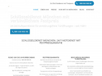 schlüsseldienst-münchen.de Webseite Vorschau
