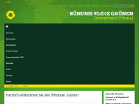 gruene-pfinztal.de Webseite Vorschau
