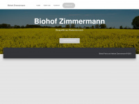 biohof-zimmermann.at Webseite Vorschau