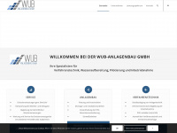 wub-anlagenbau.eu Webseite Vorschau