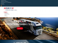 mercur-spedition.it Webseite Vorschau