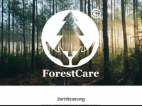 forest-care.com Webseite Vorschau