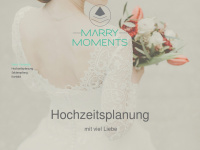 marry-moments.de Webseite Vorschau