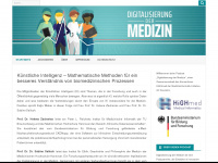 digitalisierungdermedizin.de Webseite Vorschau