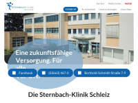 sternbach-klinik-schleiz.de Webseite Vorschau