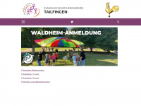 tailfingen-evangelisch.de Webseite Vorschau