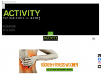 activity-fitness.de Webseite Vorschau