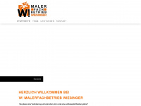 maler-wiesinger.de Webseite Vorschau
