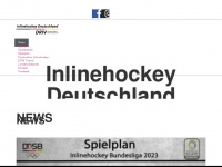 driv-inlinehockey.de Webseite Vorschau