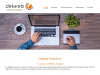 delweb.ch Webseite Vorschau