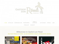 gasthofroessli-wohlen.ch Webseite Vorschau