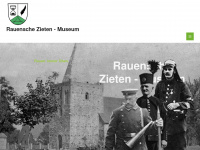 rauensche-zieten-museum.de Webseite Vorschau