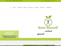 reset-yourself.info Webseite Vorschau