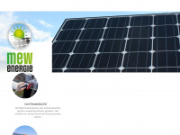 mew-energie.com Webseite Vorschau