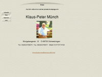 klauspetermuench.com Webseite Vorschau