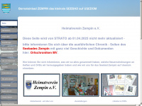 zempin-usedom-heimat.de Webseite Vorschau