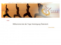 yoga-vereinigung.at Webseite Vorschau