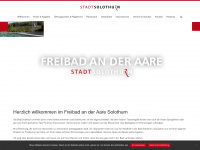 freibad-solothurn.ch Webseite Vorschau