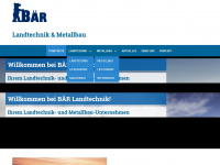 baer-landtechnik.de Webseite Vorschau