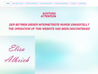 elisa-albrich.com Webseite Vorschau