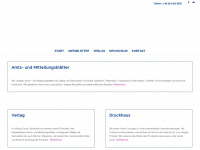 amtsblatt-mitteilungsblatt-verlag.de Webseite Vorschau